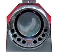 Nová spalovací komora. Thermobile nabízí optimální výkon s unikátní kombinací  nerezového a vysoko teplotního plechu pro spalovací komoru a výměník